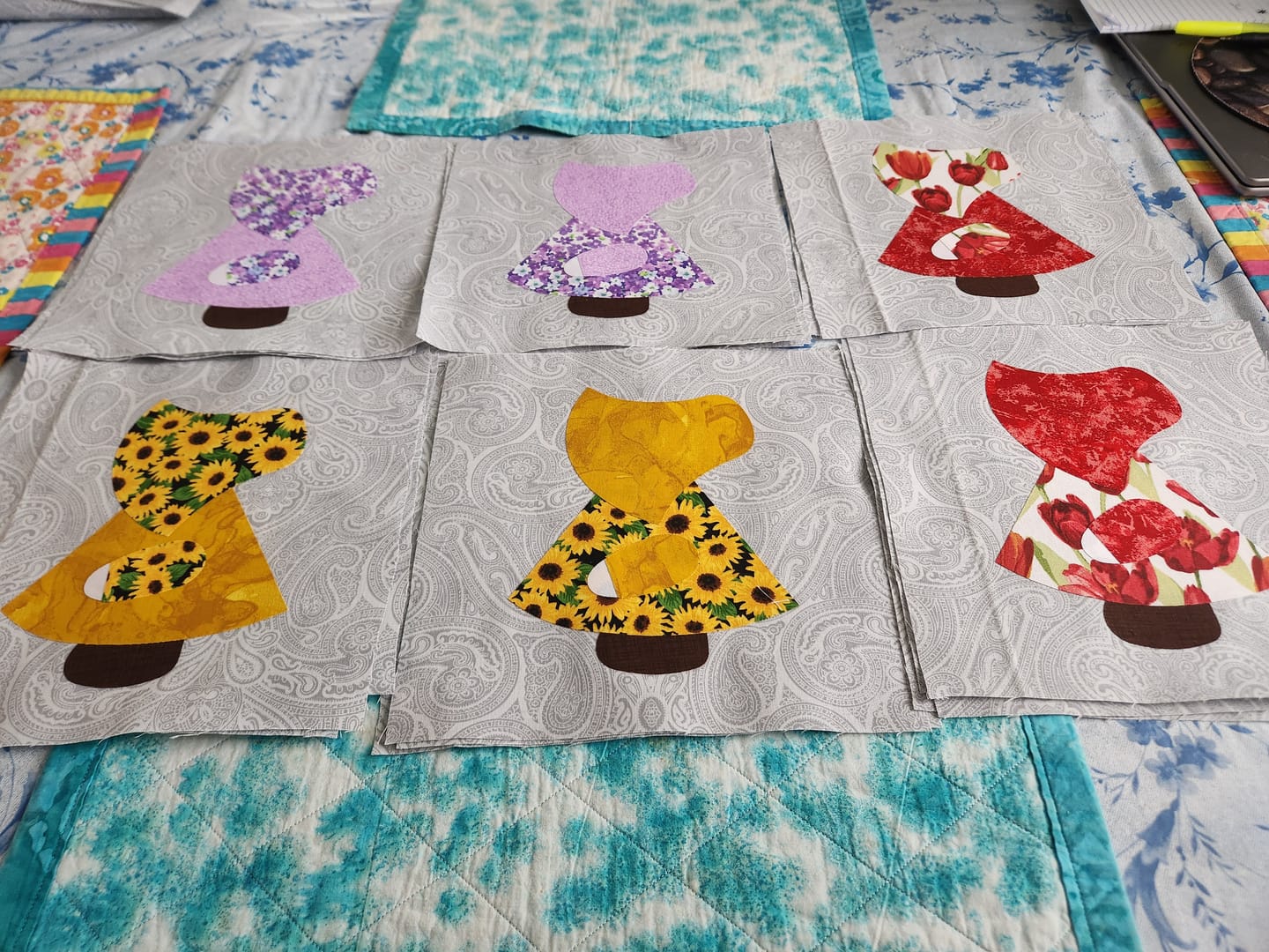 Customer photo review of Accuquilt GO! Sunbonnet Sue Die