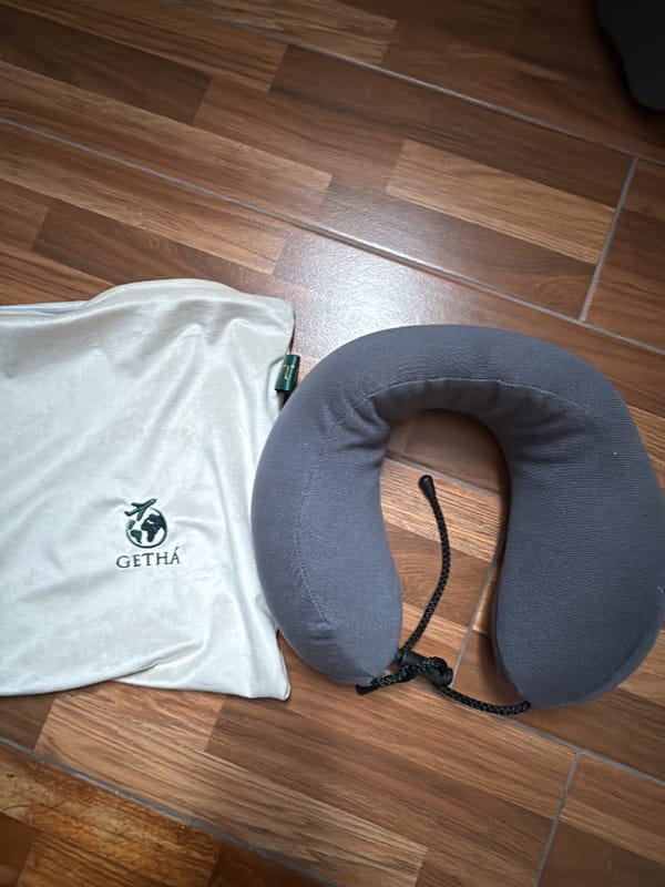 Customer photo review of Smart Neck Latex Pillow - Small