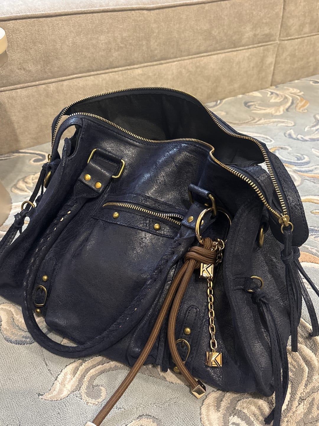 Customer photo review of It girl bag navy