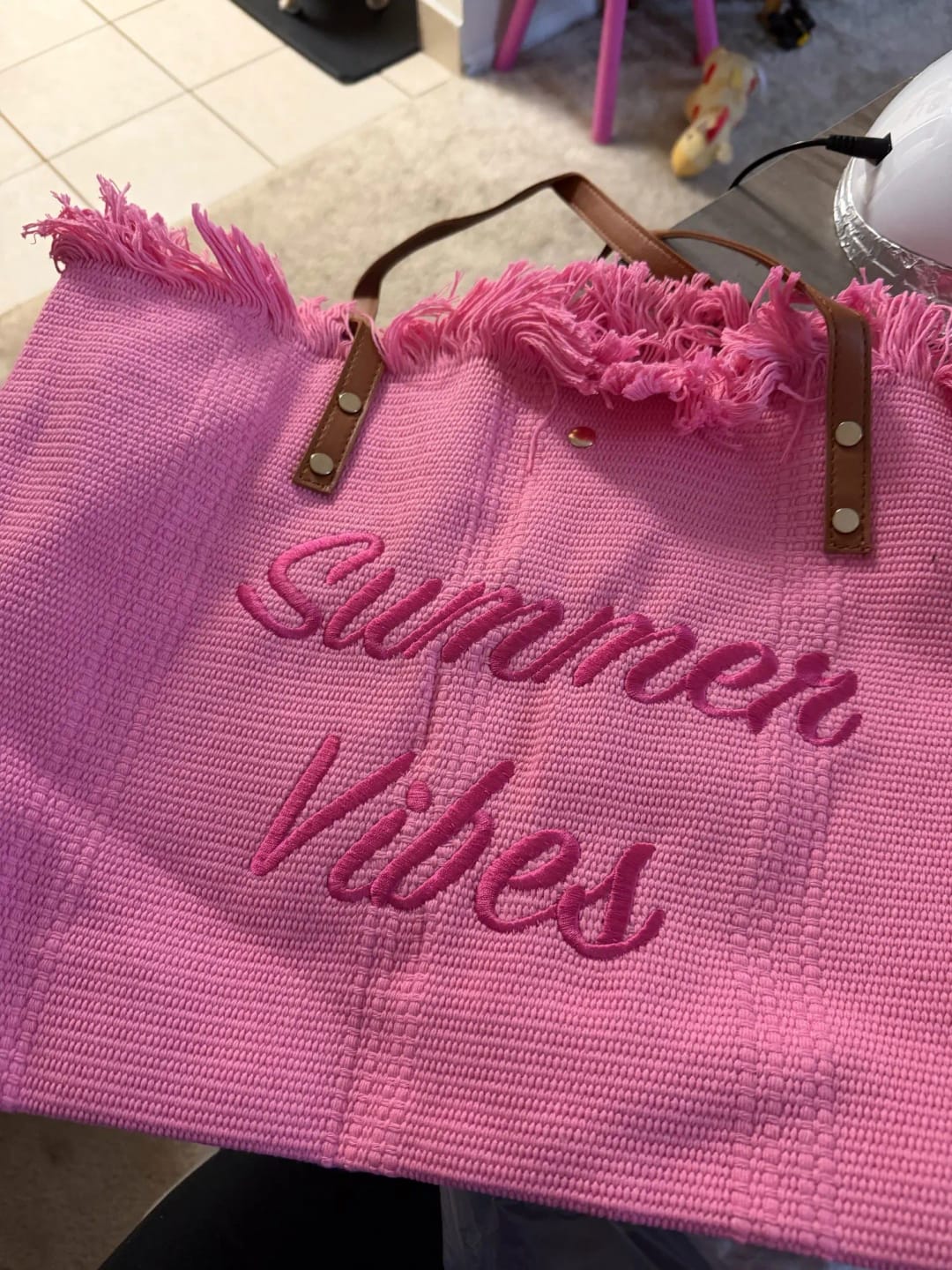 Customer photo review of Sac de Plage Femme Tendance