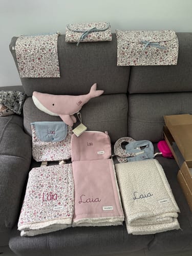 Customer photo review of Neceser piqué rosa