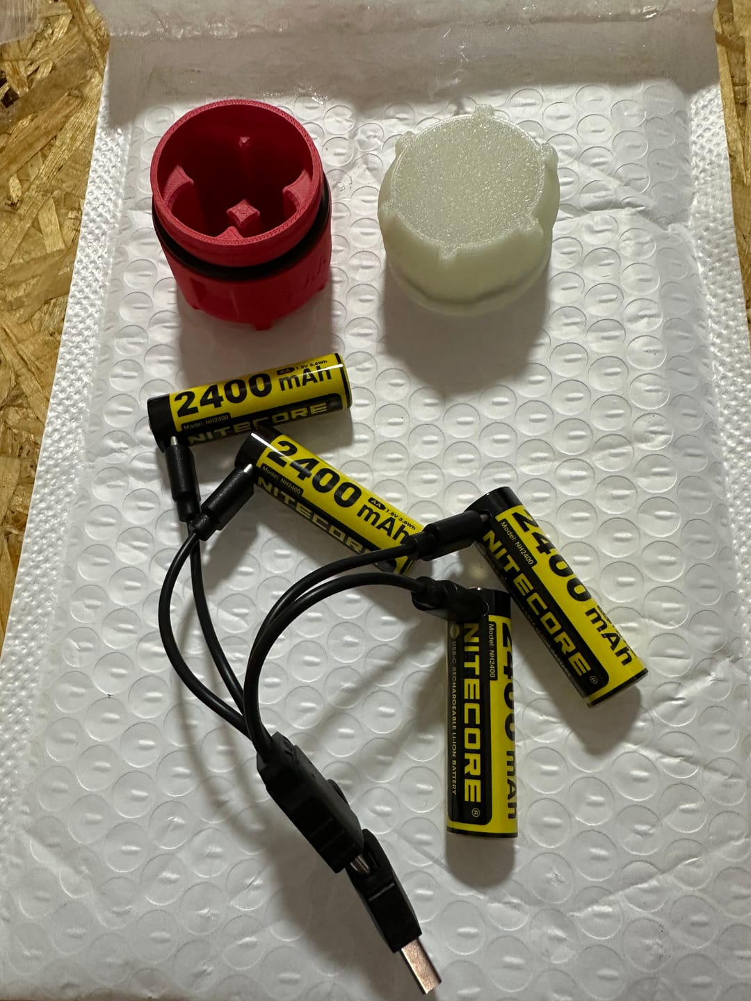 Customer photo review of NH2400 4PC (AA - 2400mAh - 1.5V)