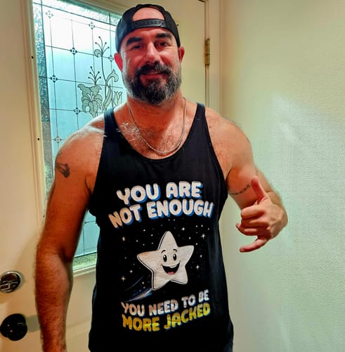 Customer photo review of You Are Not Enough Tank Top