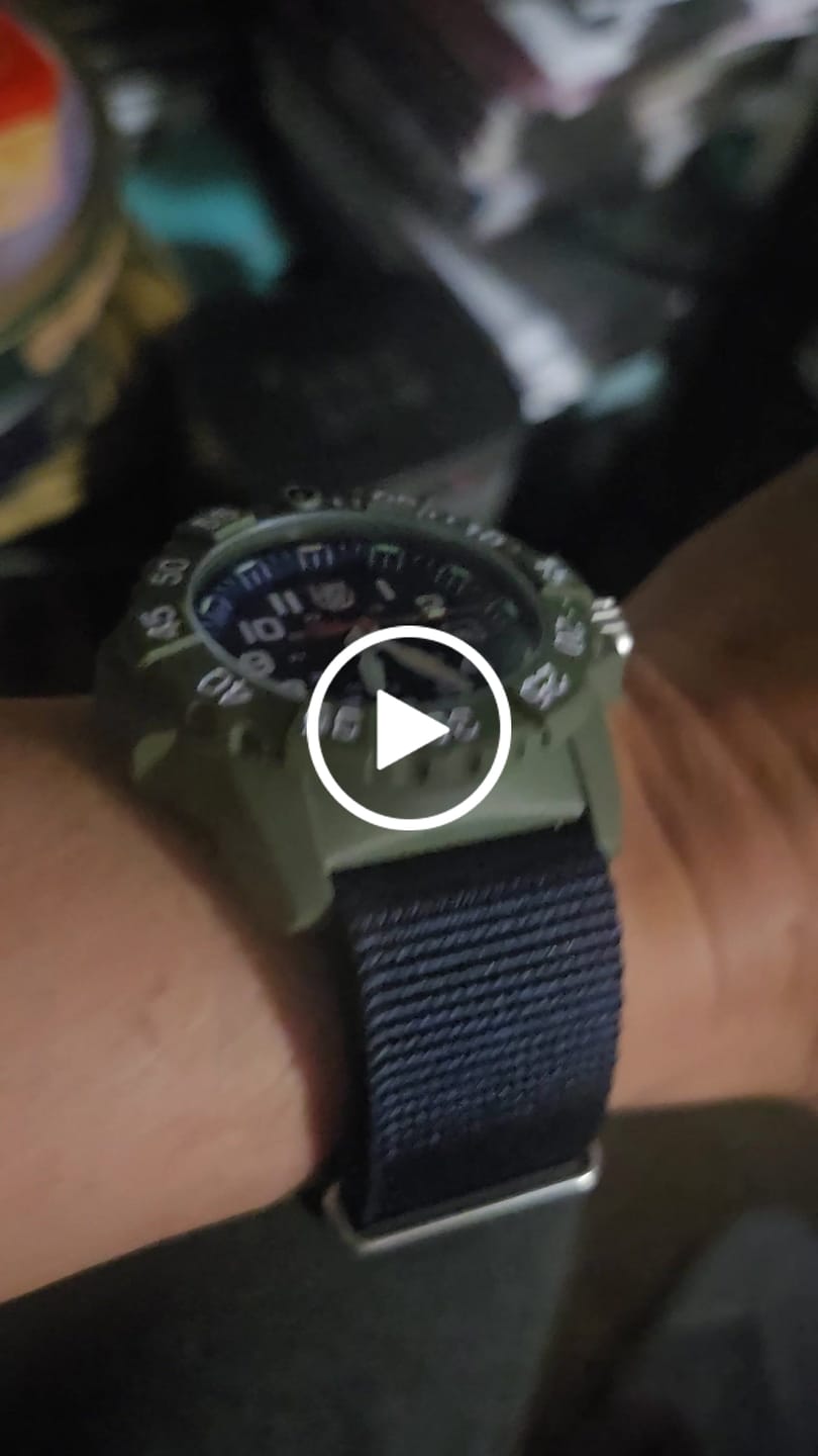 Customer video review of Luminox 3503.ND Navy Seal 3500 Men's Blue Band Dive Watch