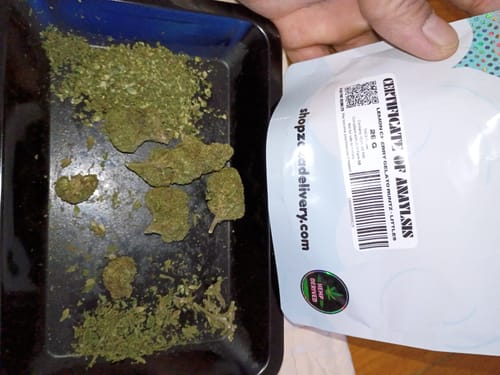 Customer photo review of Lemon Cherry Gelato Runtz - 28 Grams Littles - Indica