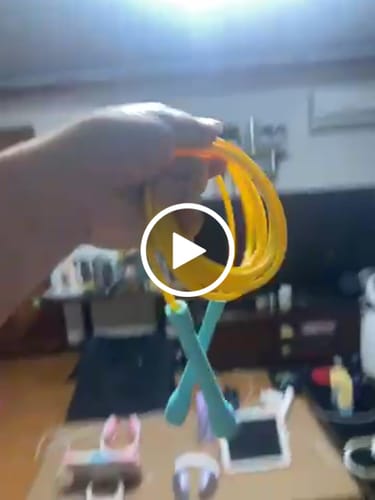 Customer video review of PVC 跳繩｜黃 + 薄荷綠