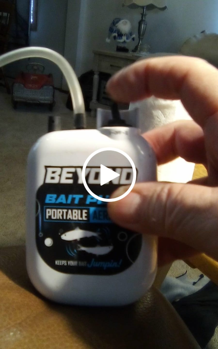 Customer video review of Beyond Bait Pump - Portable Live Bait Aerator