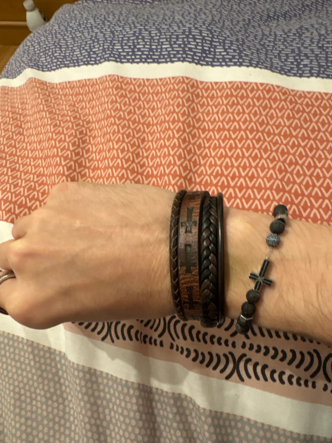 Customer photo review of Bracelet du Croisé Templier