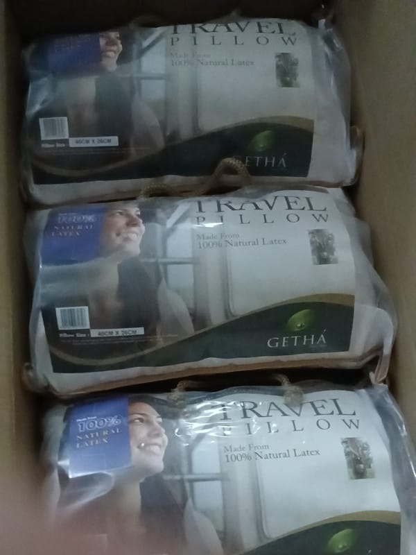 Customer photo review of Getha Travel Pillow - Small