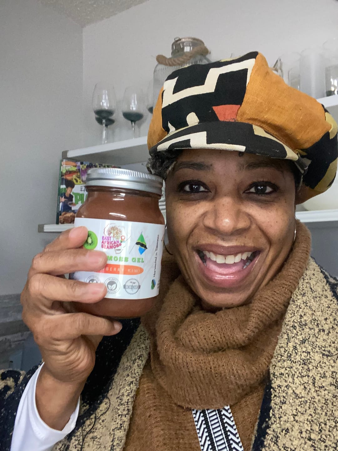 Customer photo review of Strawberry Kiwi East African Sea Moss Gel (flavored)