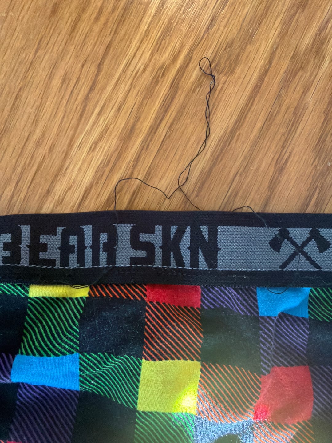 Customer photo review of Long Leg Bamboo Boxer Brief - Pride Backwoods 3.0