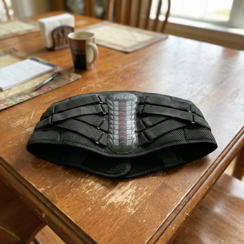 Customer photo review of Rider's Back Support