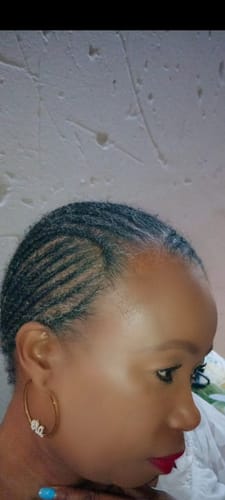 Customer photo review of Gold Precious Era Logo Hoops