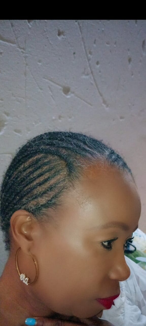 Customer photo review of Gold Precious Era Logo Hoops