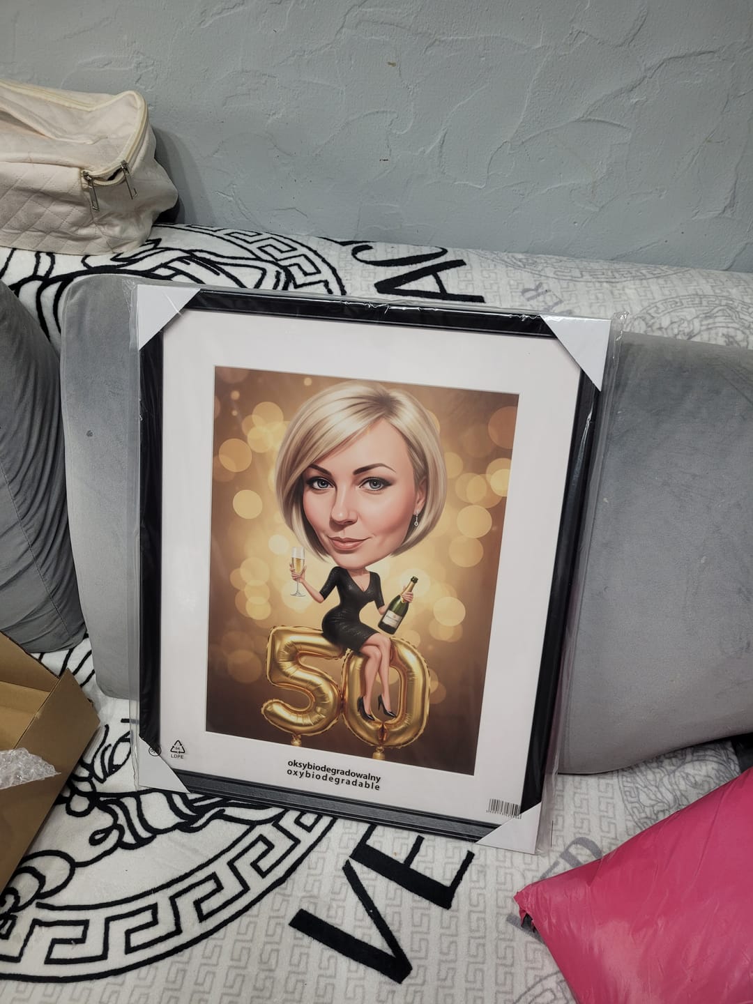 Customer photo review of Szampańskie Urodziny - Karykatura ze zdjęcia