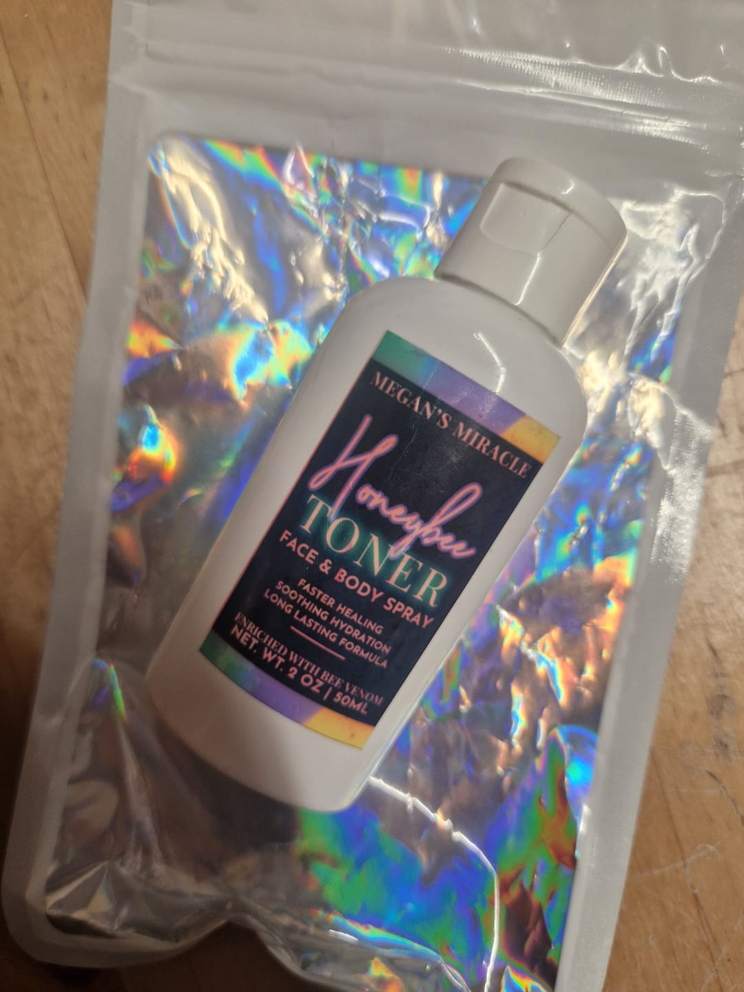 Customer photo review of Honeybee Toner Spray