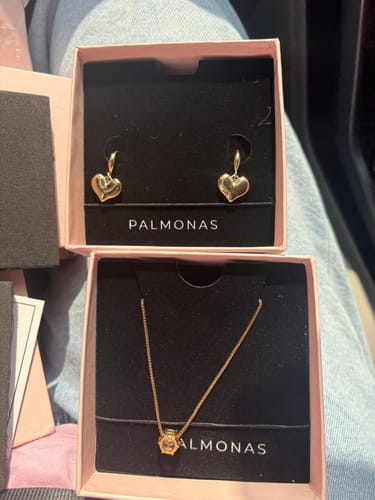 Customer photo review of Sparkle The Heartline Jewellery Set