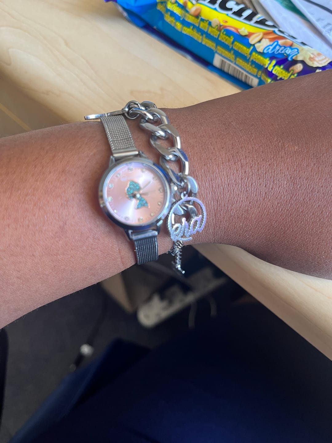 Customer photo review of Silver Era Charm Bracelet