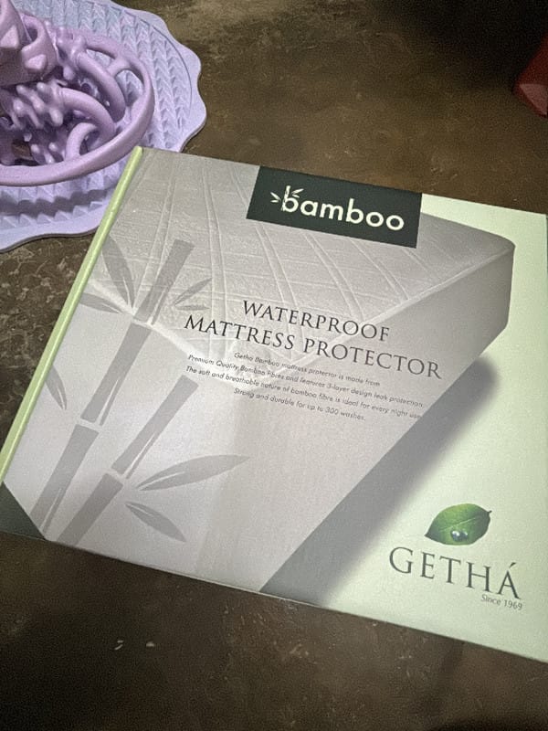 Customer photo review of Bamboo Waterproof Mattress Protector