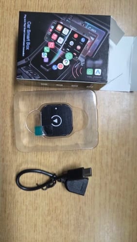 Customer photo review of 2in1 Wireless CarPlay Adapter Android Auto Wired to Wireless Automatic Connection AI Smart Box for All Cars With Wired CarPlay