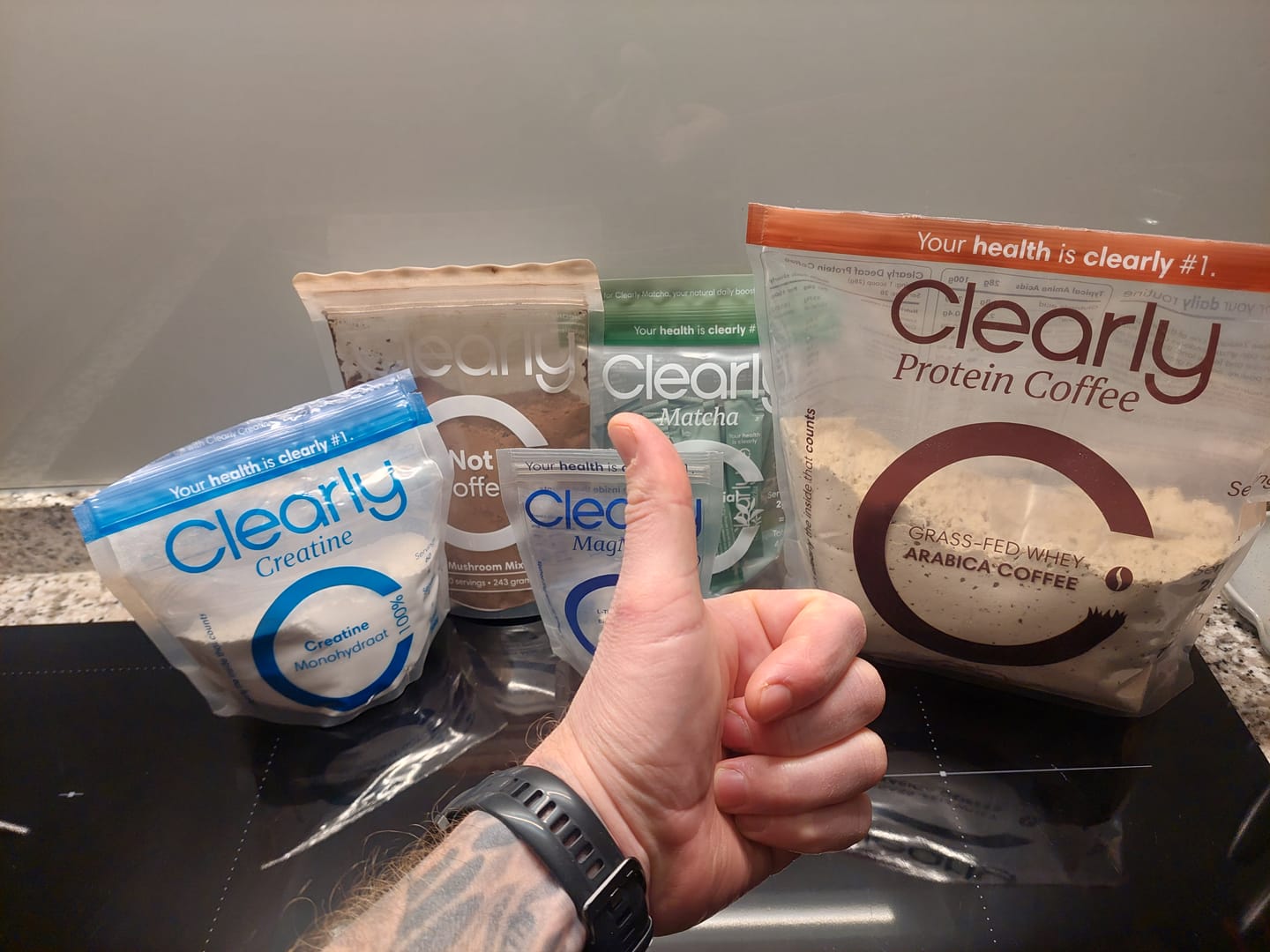 Customer photo review of Protein Iced Coffee