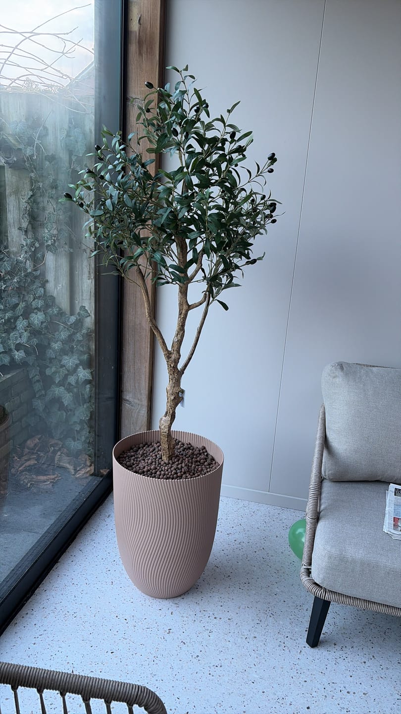 Customer photo review of Kunst Olijfboom 150cm