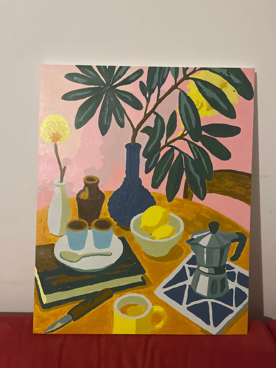 Customer photo review of Lemons & Espresso | Paint by Number