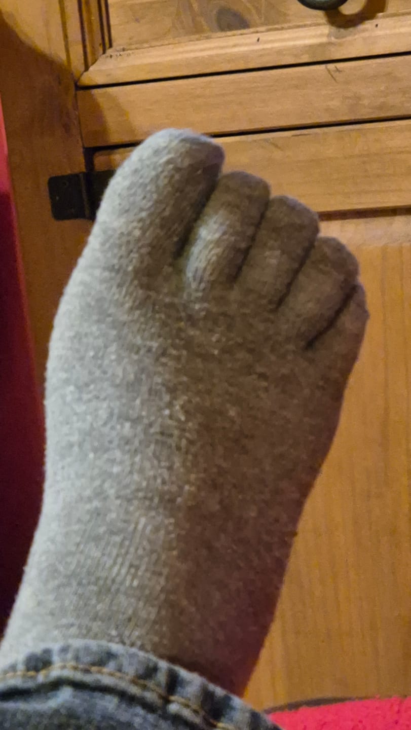 Customer photo review of Chaussettes à Orteils Sans Couture