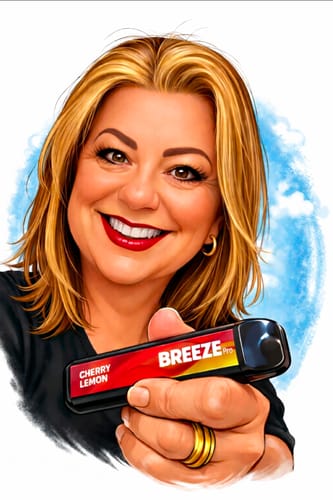 Customer photo review of Breeze Pro Disposable Vape