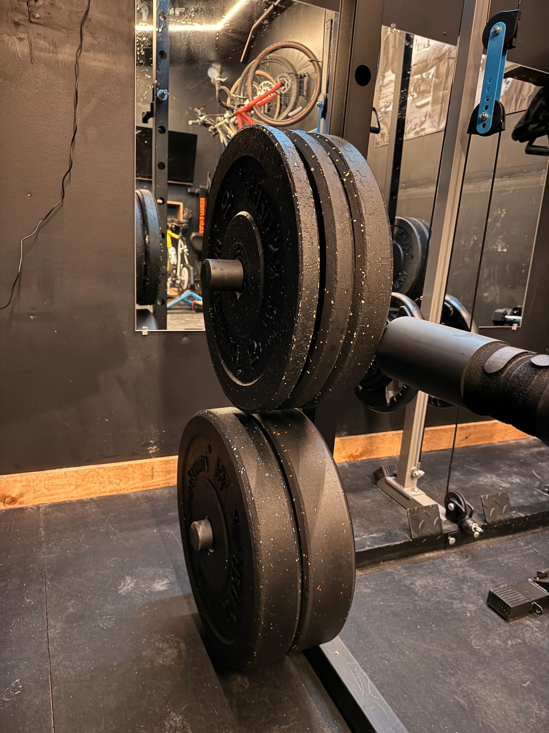 Customer photo review of URA-MAX COLORED Bumper Plate Sets