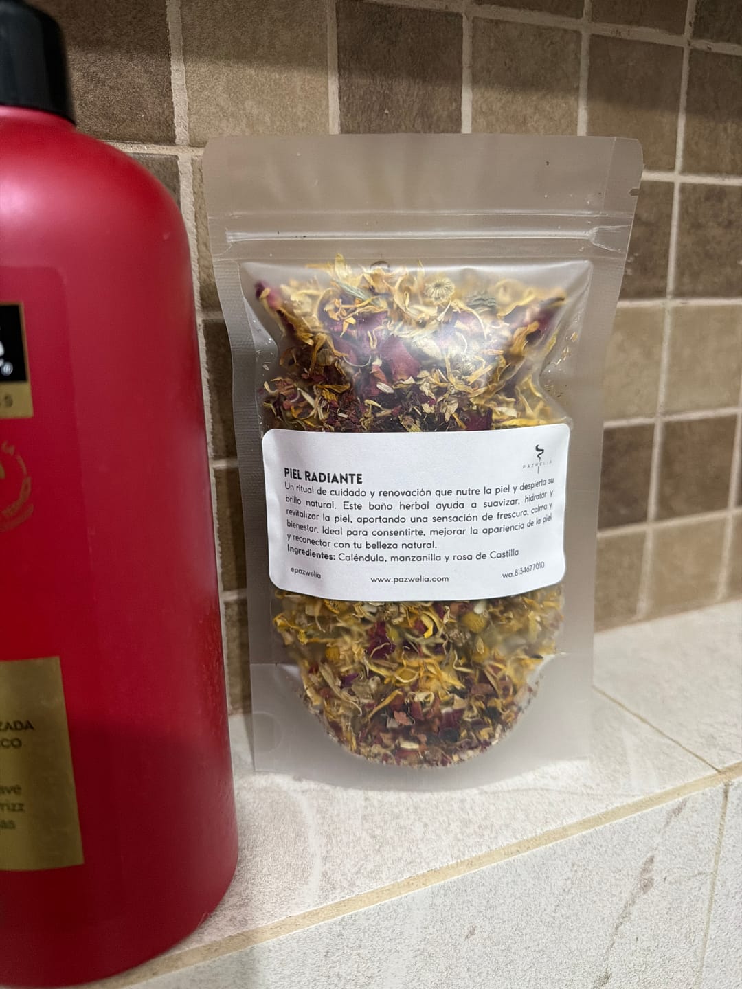 Customer photo review of Baño Herbal Piel Radiante 30 gr