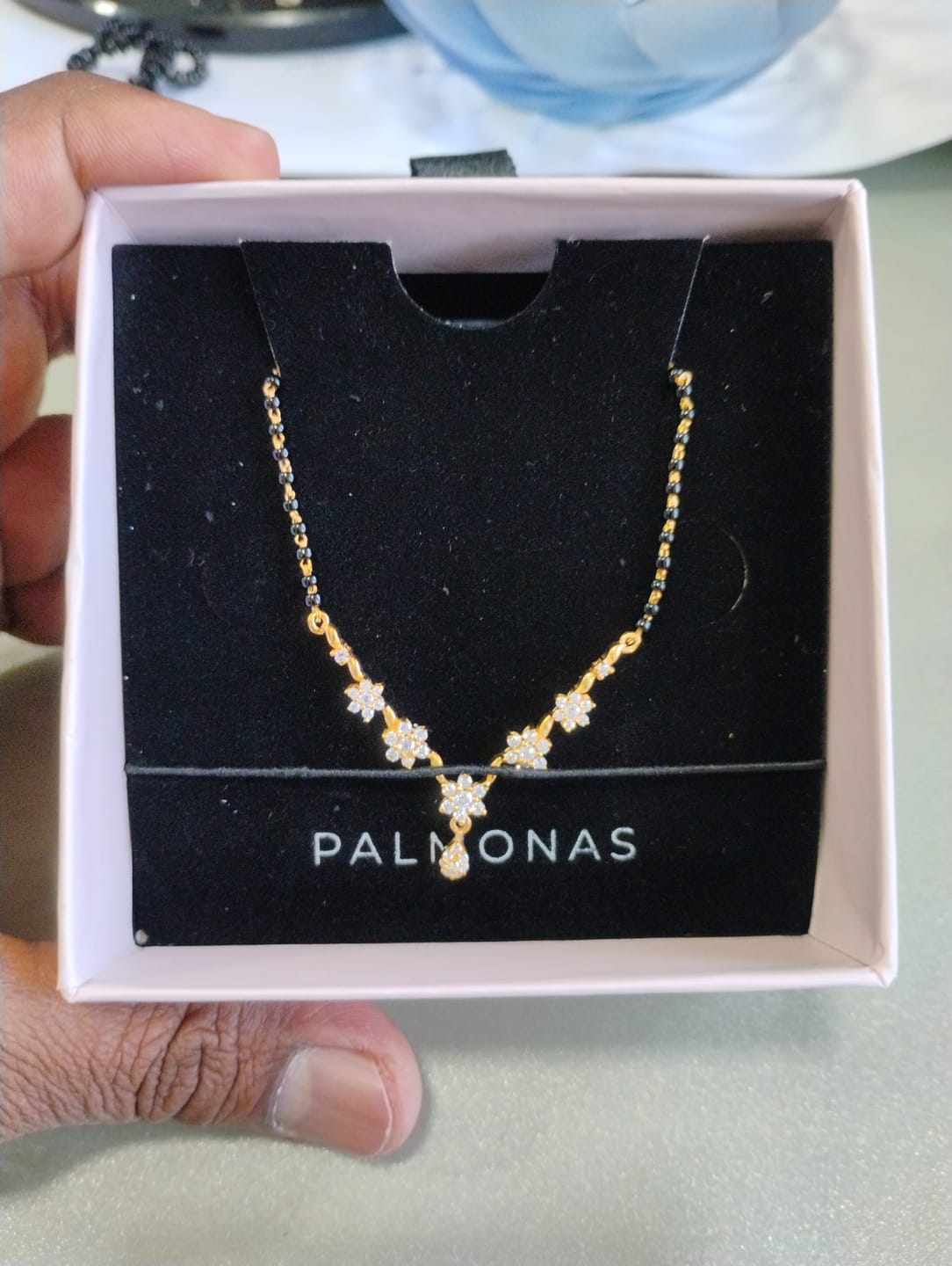 Customer photo review of Blossom Mangalsutra