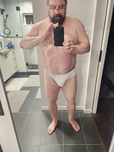 Customer photo review of PERFORMANCE BRIEF – SOLIDCUT / WHITE