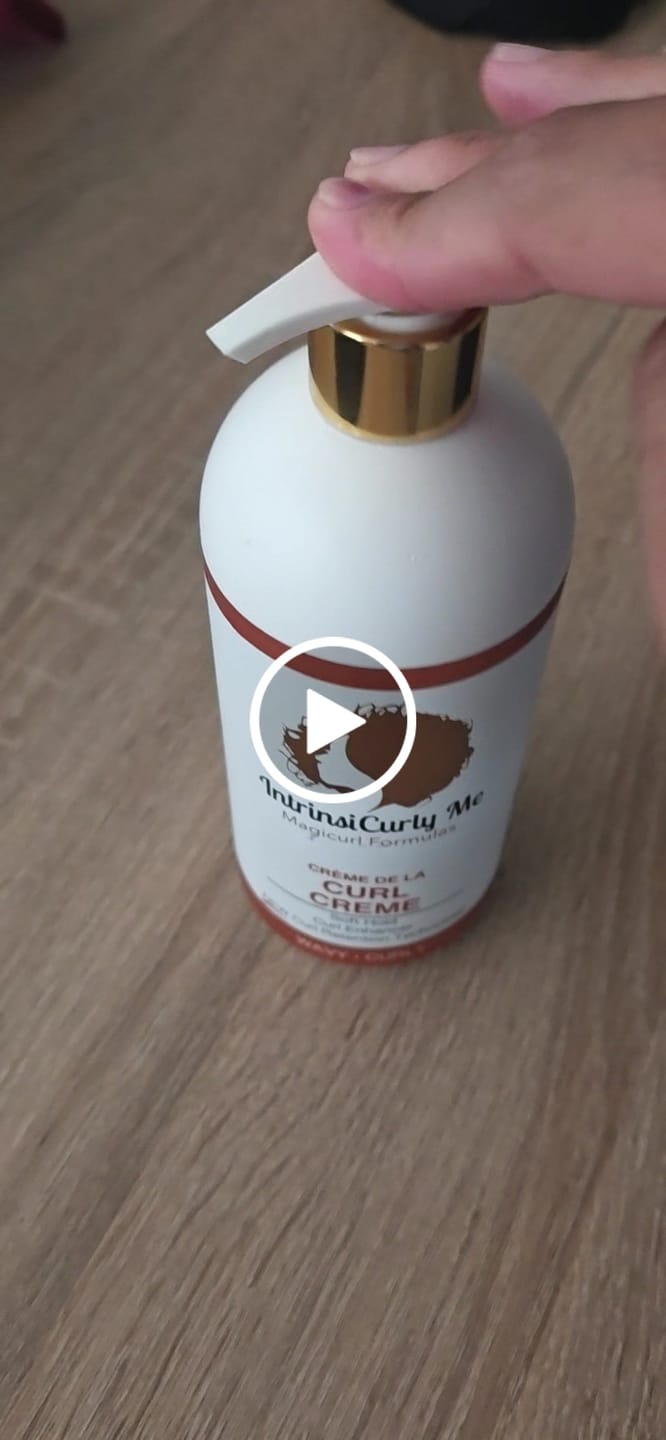 Customer video review of IntrinsiCurly Me Curl Cream 500ml - Lightweight Curl Cream