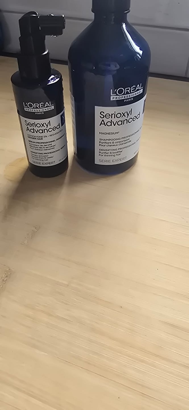 Customer photo review of Sérum densifiant - Serioxyl Advanced