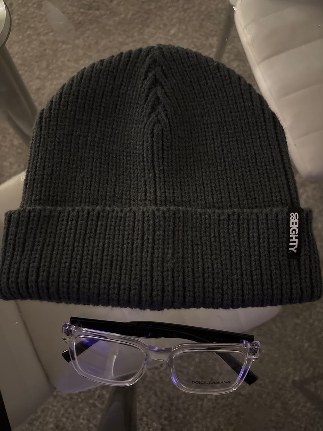 Customer photo review of 80eighty® Graphite Beanie