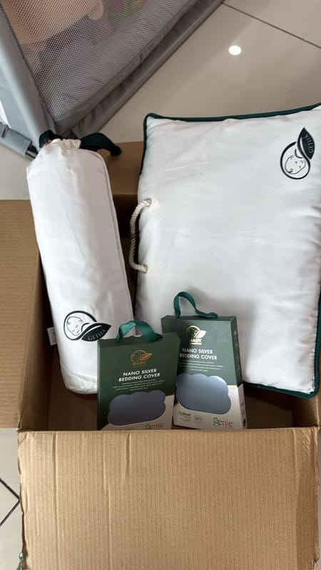 Customer photo review of Getha 100% Natural Latex Baby Pillow