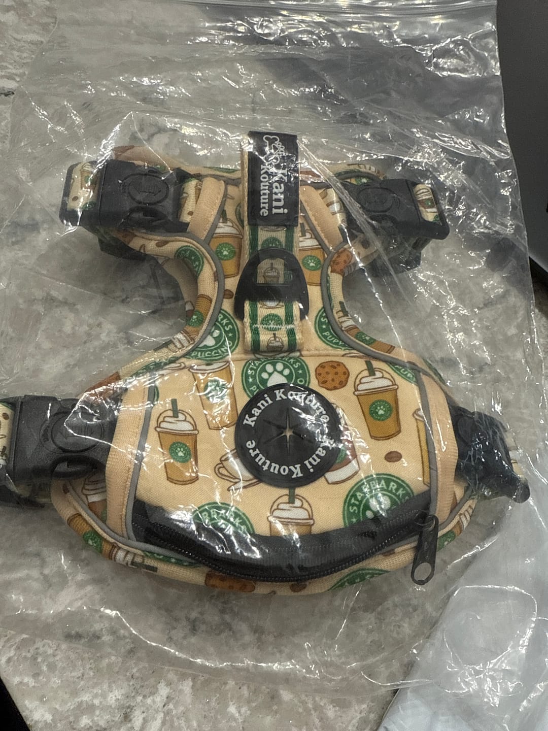 Customer photo review of Puppuccino - Adventure Harness