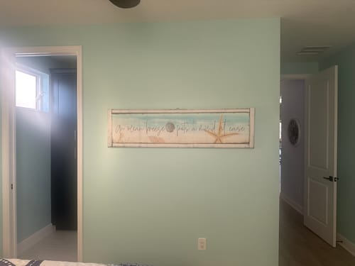 Customer photo review of Coastal Wall Art Decor - An Ocean Breeze by Tailor Made Rooms