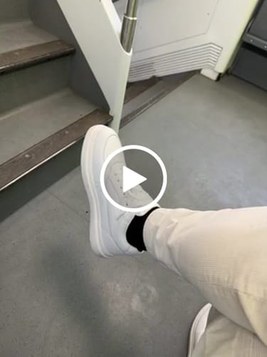 Customer video review of ELEVATESHOES WHITE CASUAL