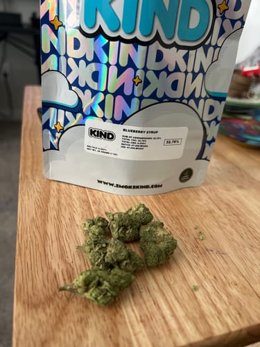 Customer photo review of Blueberry Syrup - 28 Grams - Indica