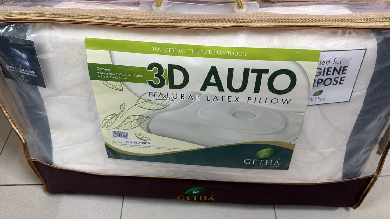 Customer photo review of Getha 3D Auto Latex Pillow