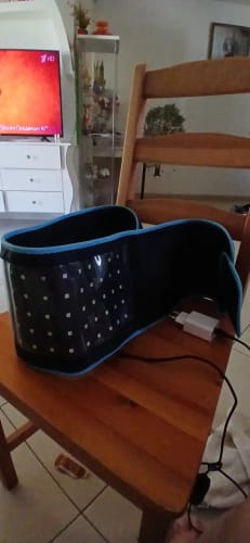 Customer photo review of Red light therapy belt