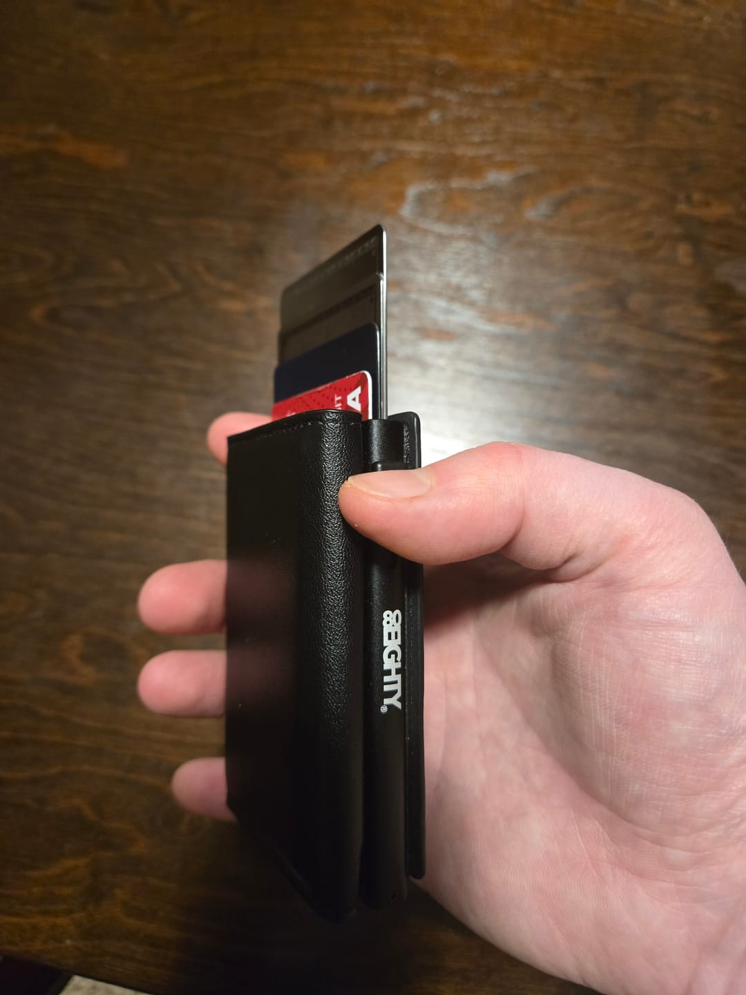 Customer photo review of 80Eighty® Onyx Wallet Wallet