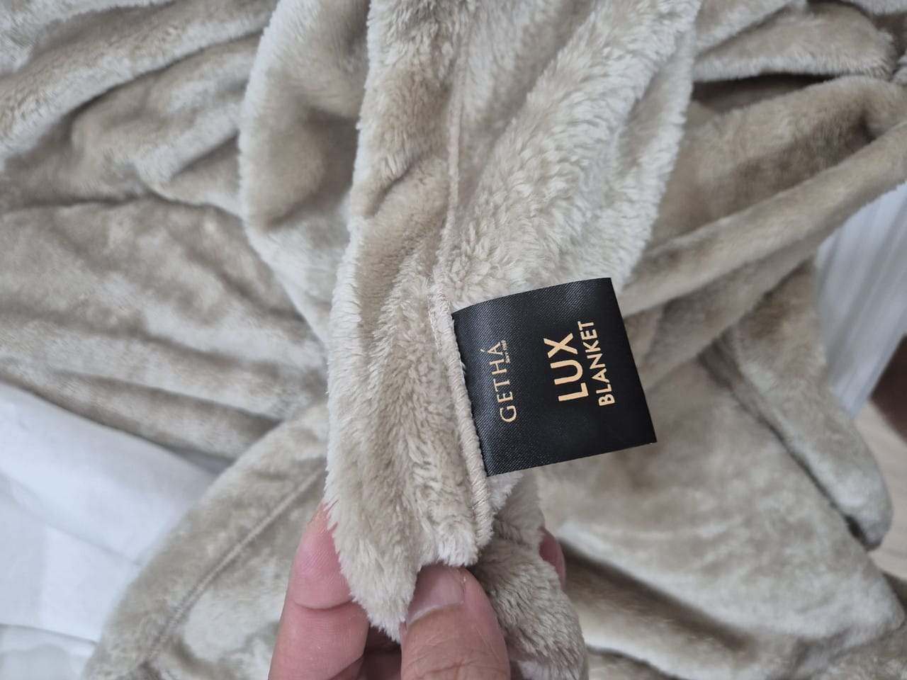 Customer photo review of GETHA Lux Blanket
