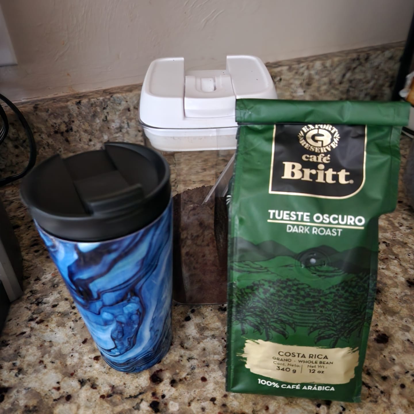 Customer photo review of COSTA RICAN DARK ROAST COFFEE