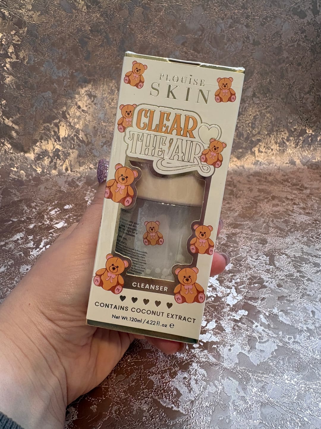 Customer photo review of P.Louise Clear The Air Gel Cleanser