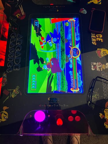 Customer photo review of Cocktail Arcade Machine 2475 Games in 1 Retro Commercial grade