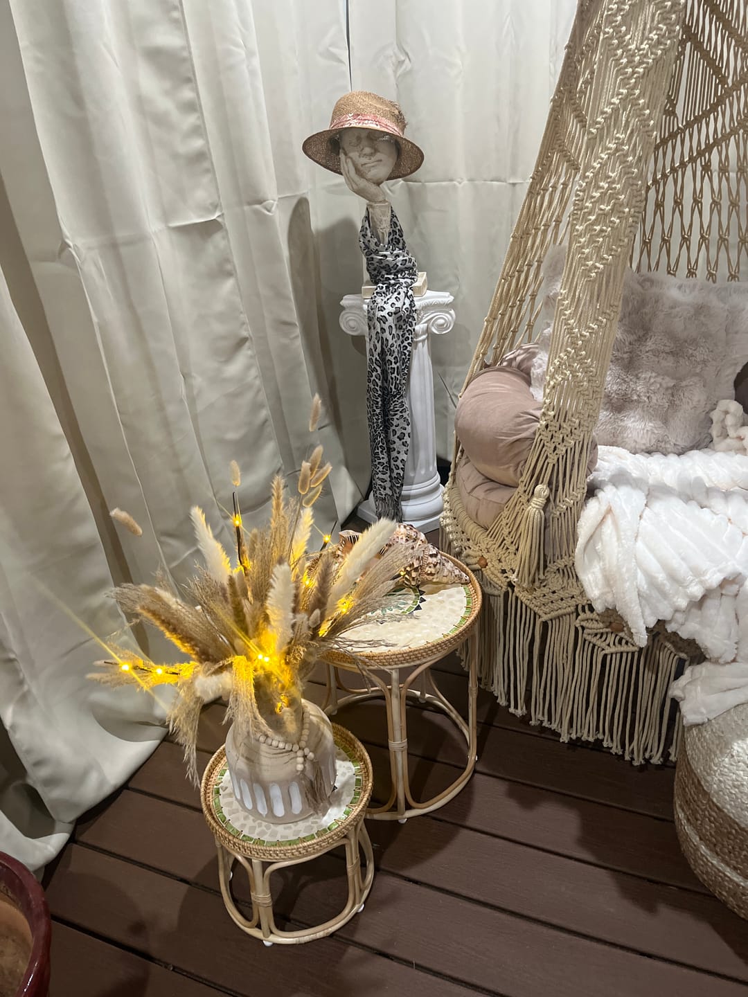 Customer photo review of Oasis Rattan Table Set
