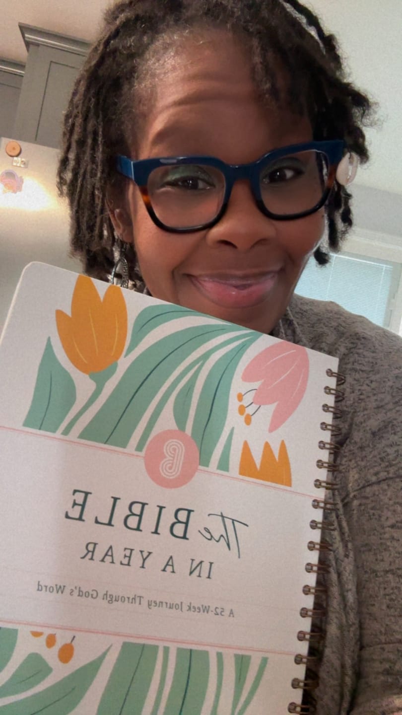 Customer photo review of The Bible In A Year: A 52-Week Journey Through God's Word